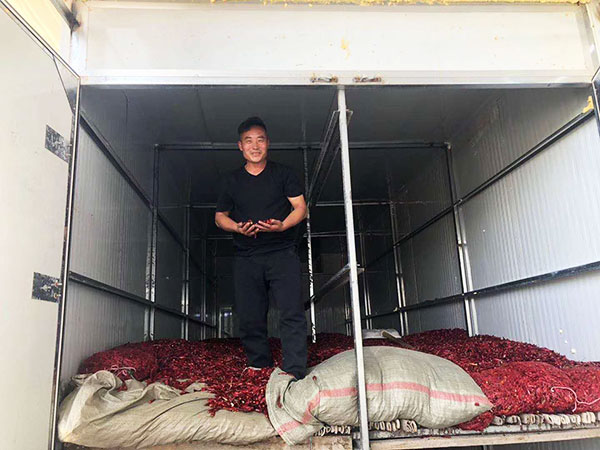 閑置烤房烘干辣椒