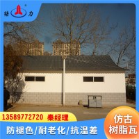 煙臺(tái)萊陽(yáng)合成樹(shù)脂瓦 仿古屋面瓦 裝飾屋頂圍墻瓦片 隔熱保溫