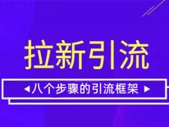 我來說說：做引流拉新活動總結的八個步驟的引流框架